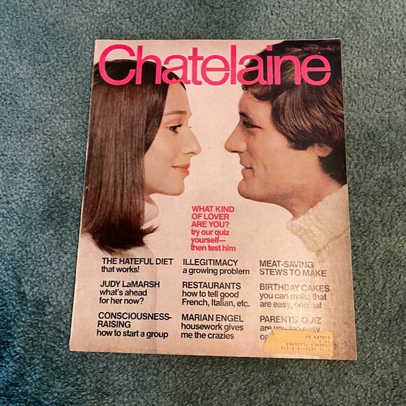 Vintage October 1973 Chatelaine Magazine in Great Shape! - Picture 1 of 6